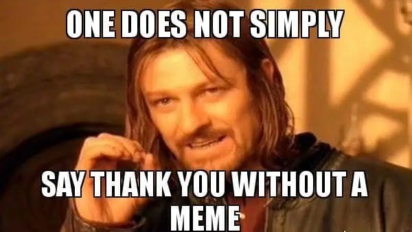 10 meme pictures which say thank you better than words | Staffino