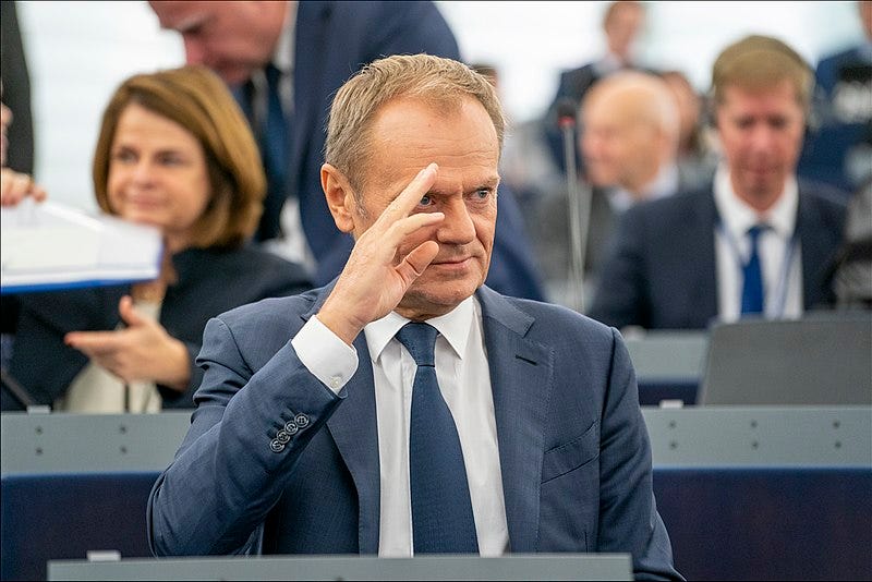 File:Donald Tusk presents EU summit conclusions for last time (48942929622).jpg