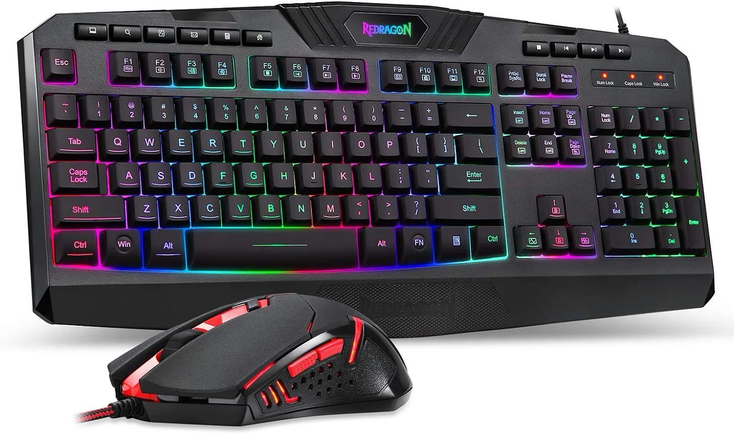 The Redragon S101 Wired Gaming Keyboard