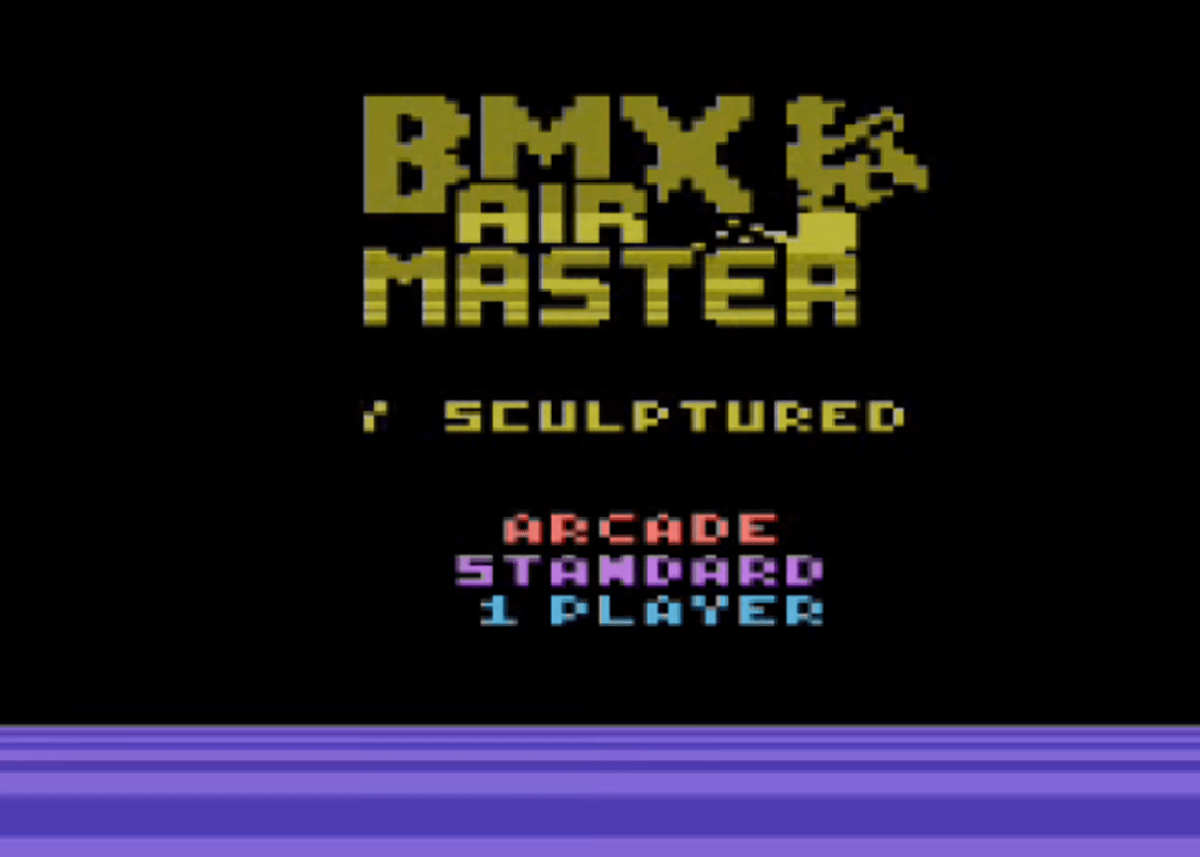 BMX Airmaster Title Screen
