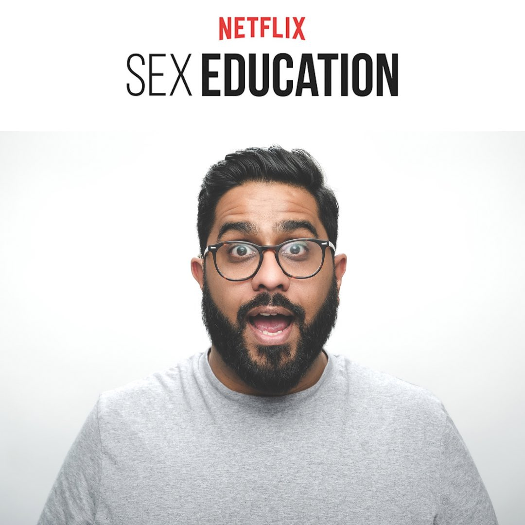 Eshaan akbar sex education poster