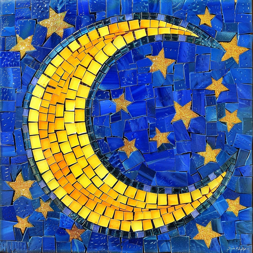 https://cdn.discordapp.com/attachments/1161663070364500081/1263662185390018610/ike0263_beautiful_mosaic_art_of_yellow_crescent_moon_in_blue_sp_1c0869f6-a20d-452a-9ba6-32ae50ff8a35.png?ex=669b0c9e&is=6699bb1e&hm=acff4584e16ece820c01de6436c10560b0def3a5e1d76aff9360ad4411fdc809&