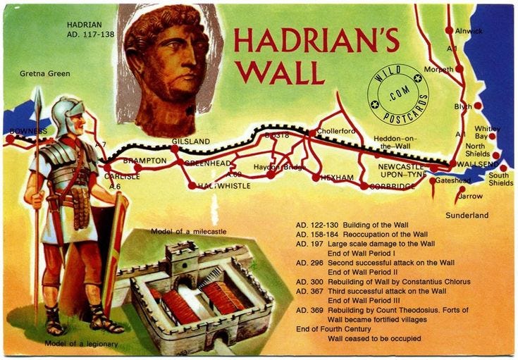 Roman History on Twitter | Hadrian’s wall, Hadrians wall, Roman history