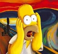 The Scream, by Edvard Munch, Homer Simpson Version ...