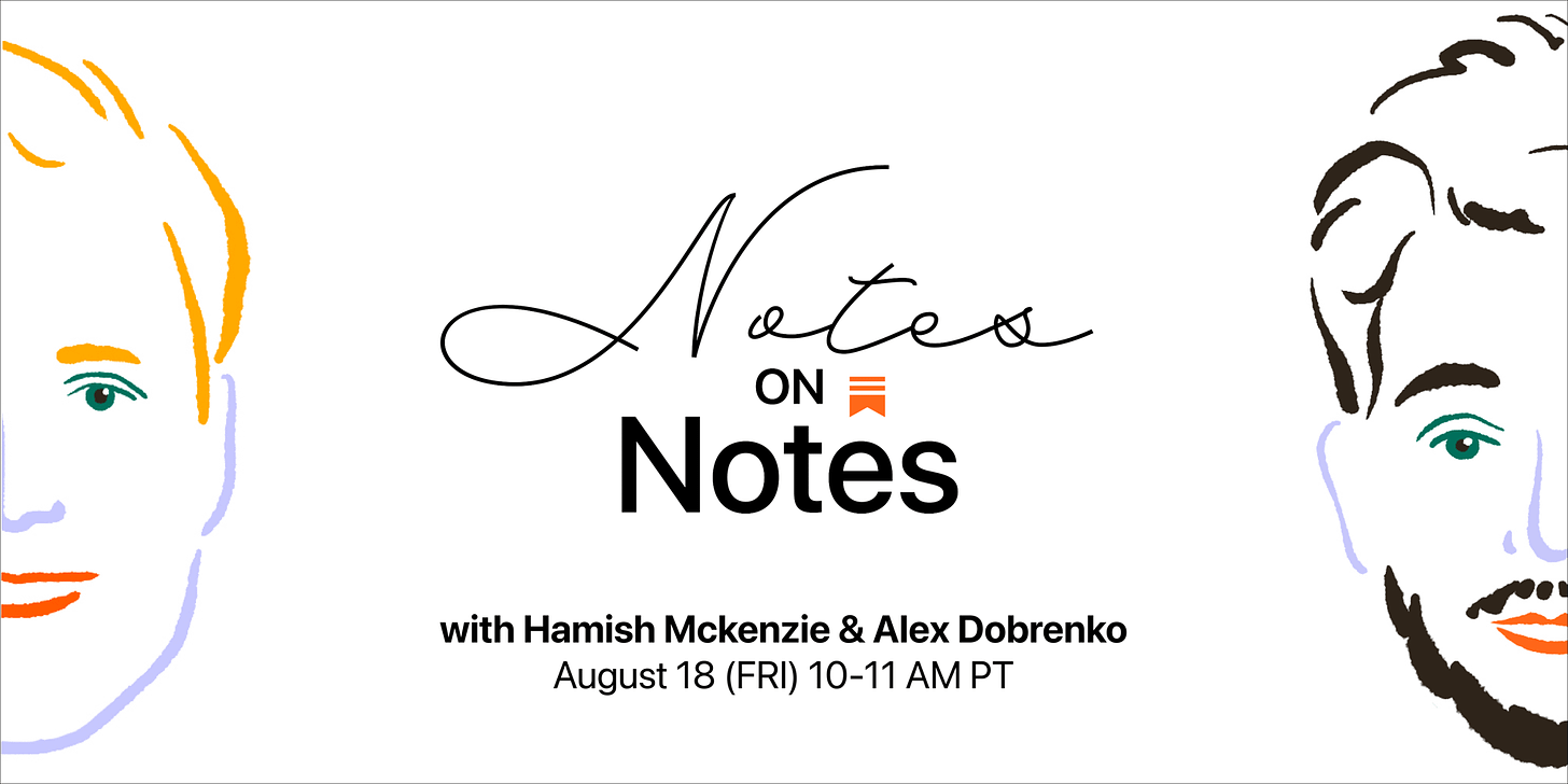 Cover Image for Notes on Notes with Alex Dobrenko