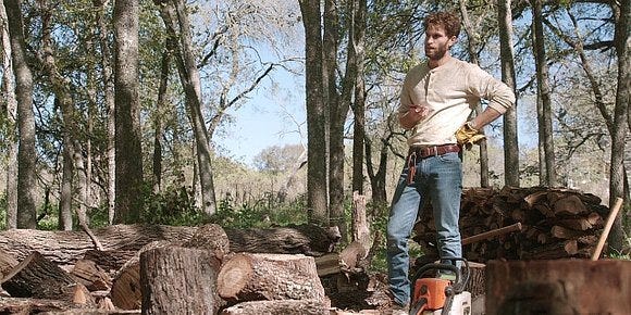 Walker gay Liam working his butch lumber jack drag look.