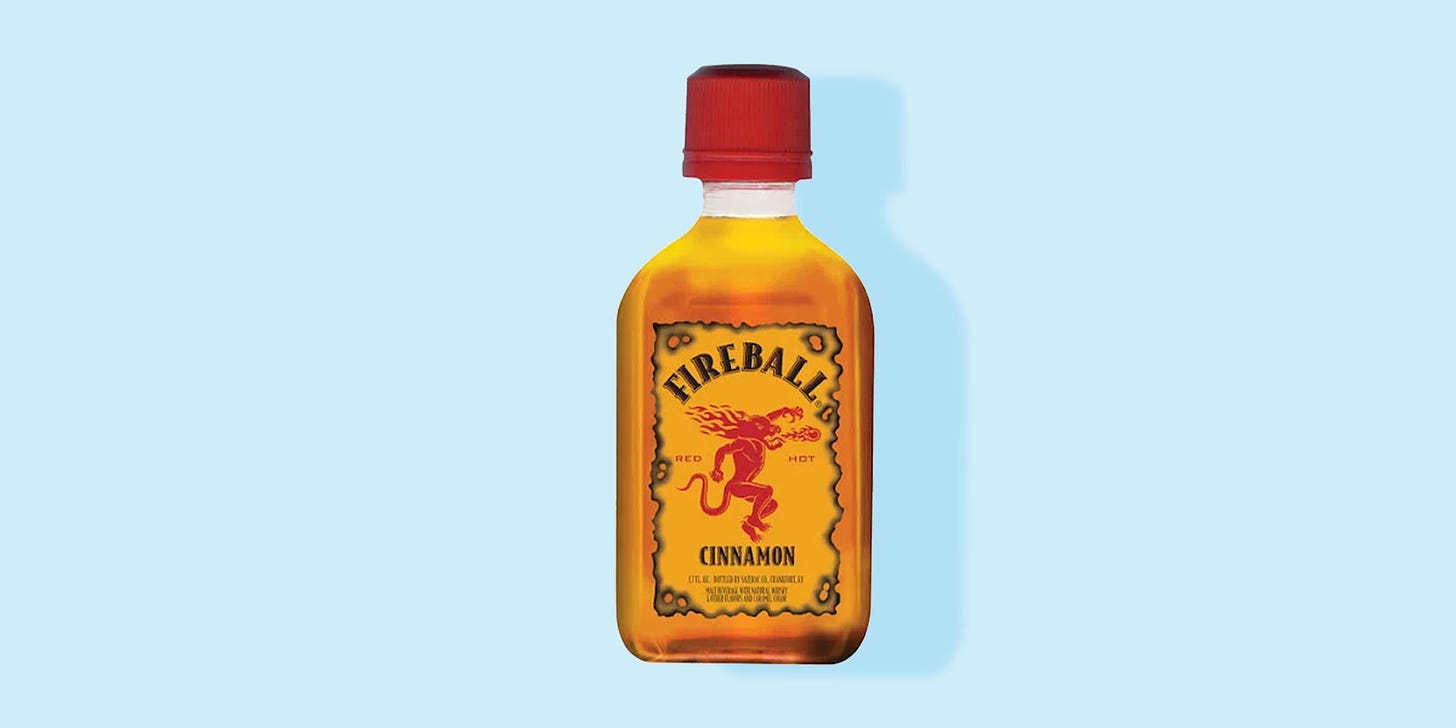Mini-Bottles Of Fireball Cinnamon Don't Contain Whisky: Lawsuit