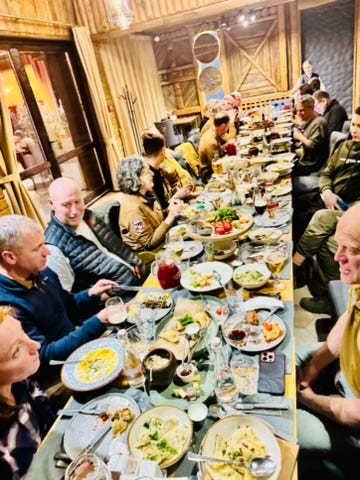 Volunteer Ambulance Corps Dinner in Lviv, Ukraine