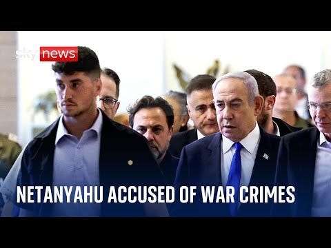 Netanyahu 'disgusted' at accusations of war crimes - YouTube