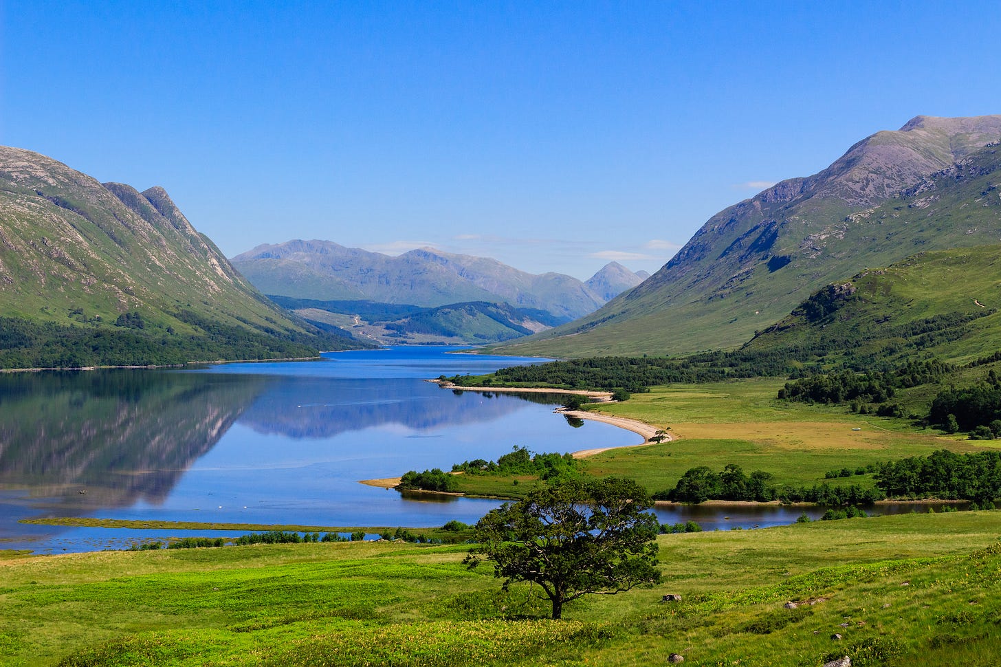 Loch Etive in the Highlands of Scotland on a remarkably still and hot summer’s day © Felicity Martin Loch Etive in the Highlands of Scotland on a remarkably still and hot summer’s day © Felicity Martin