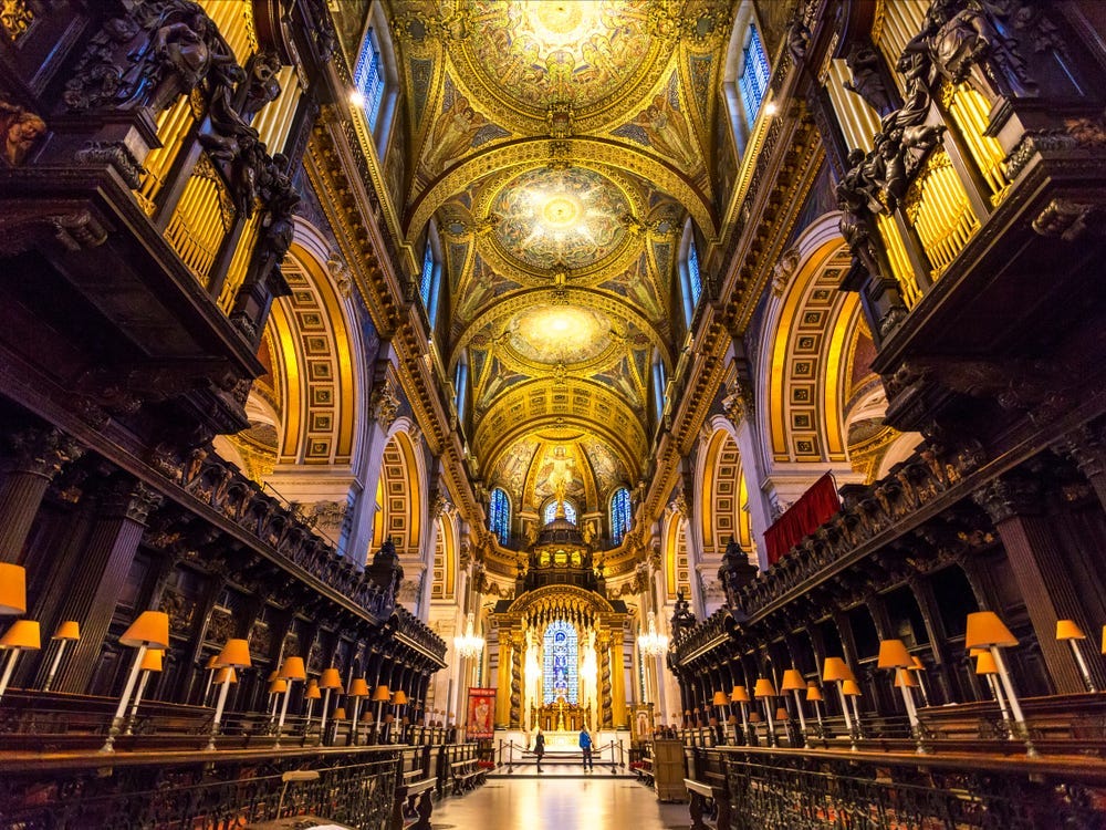 St. Paul's Cathedral, London, UK.