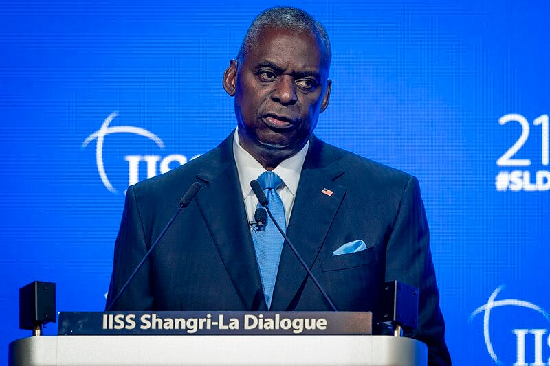 File:Addressing audience members at the International Institute for Strategic Studies (IISS) 21th Shangri-La Dialogue in Singapore, June 1, 2024 - 3.jpg