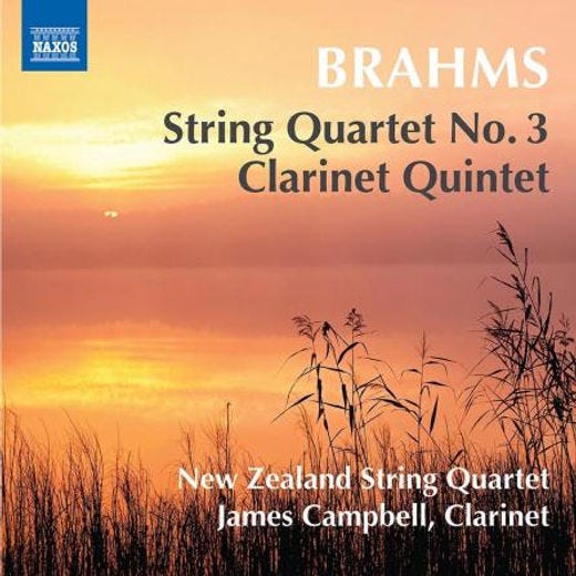 BRAHMS: String Quartet No. 3 / Clarinet Quintet | NZ String Quartet