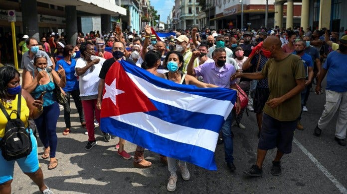 Cubans take to the streets for the biggest anti-government protests in  decades - The Washington Post