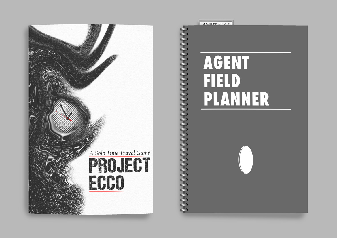 Mock-up of the Project ECCO cover and planner from the Crowdfundr page