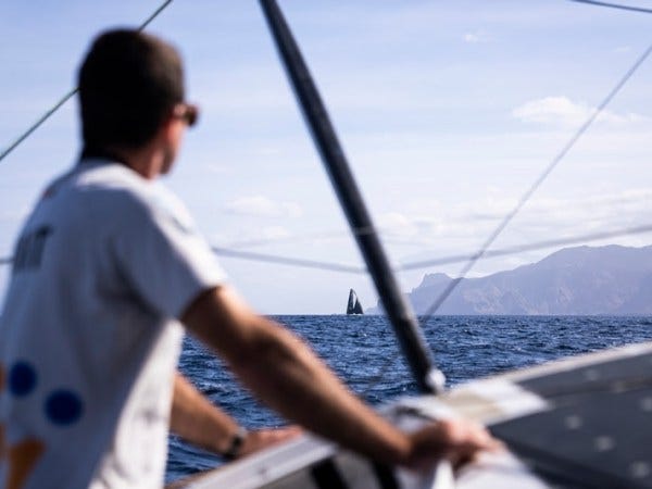 The Ocean Race: Cat and mouse game towards the doldrums
