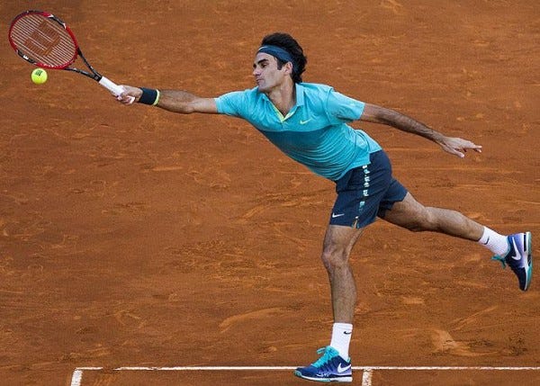 roger federer beats tomas berdych italian open 2015