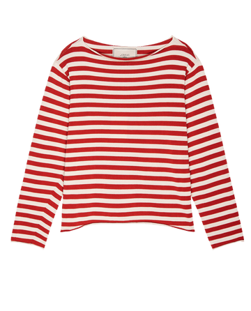 The Sailor Sweater. -- Maple Stripe SWEATERS THE GREAT. FALL 24 COLLECTORS