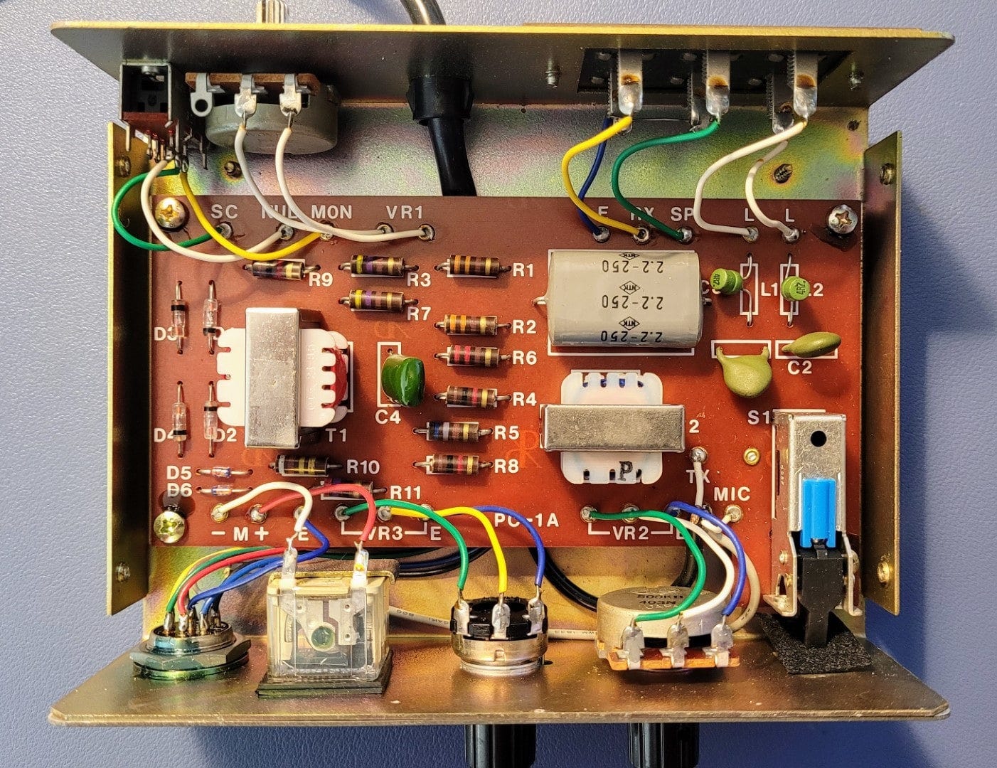 Kenwood PC-1A phone patch interior