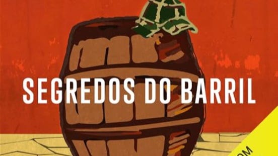 Logo for Segredos do Barril, an Audible Original