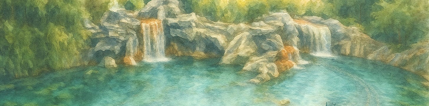 watercolor art of the 20,000 leagues under the sea ride lagoon