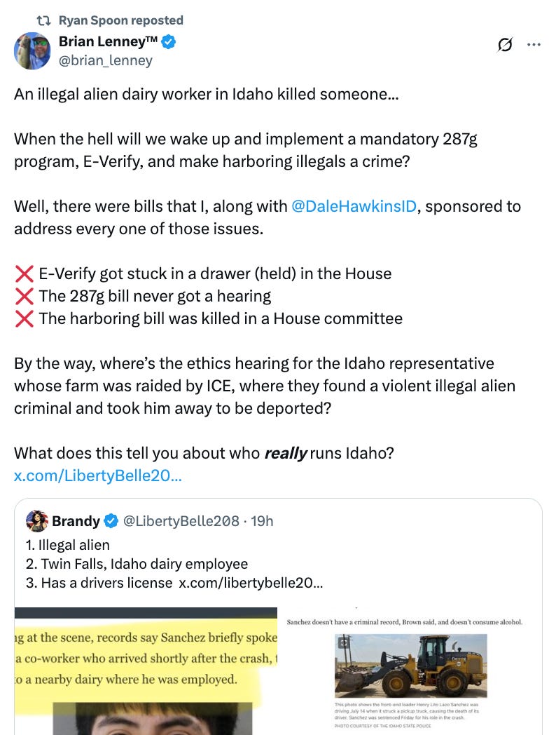 Brian Lenney Ryan Spoon racist x post