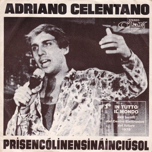 Prisencolinensinainciusol — Adriano Celentano | Last.fm