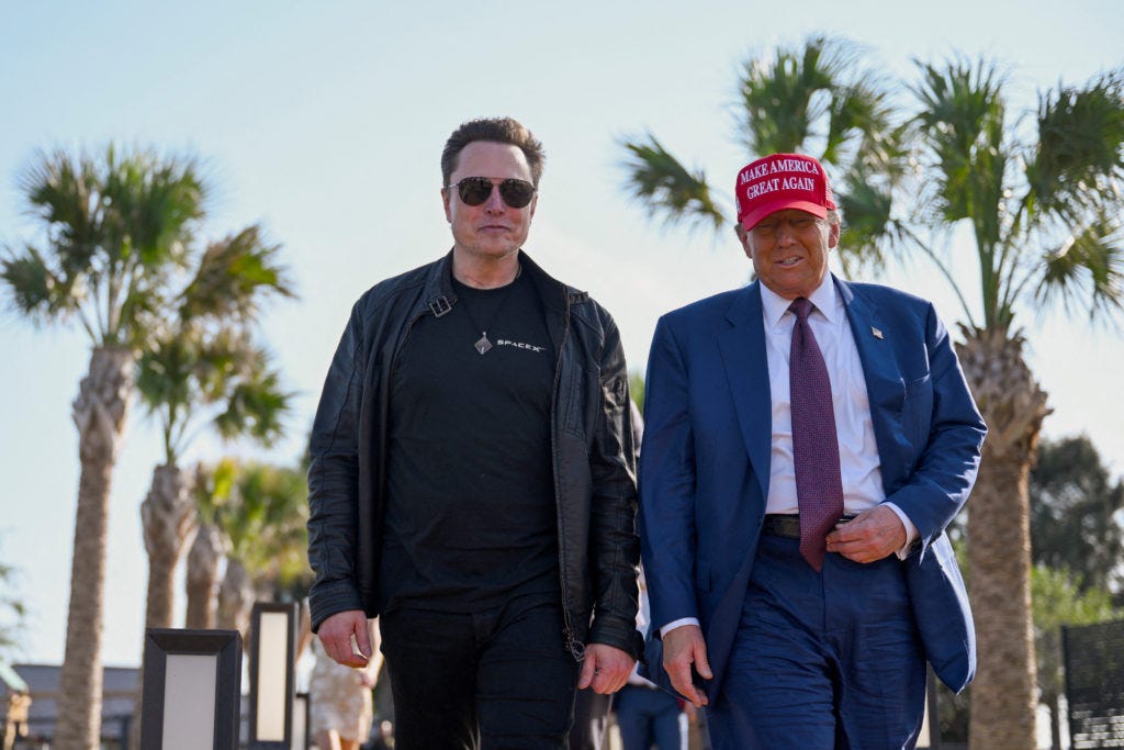 Elon Musk signals he'll go beyond supporting Trump to serve as his  political enforcer | PBS News
