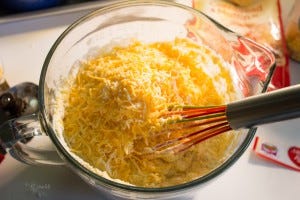 Cheesy corn pudding