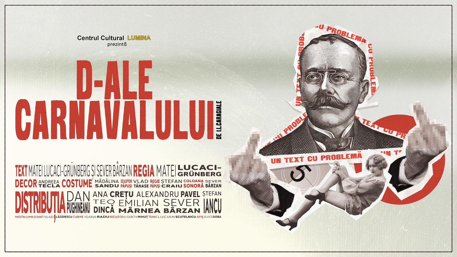 Bilete D-ale Carnavalului | 07 Dec 2023, 19:00 | Centrul Cultural LUMINA |  Teatru | BILET.ro