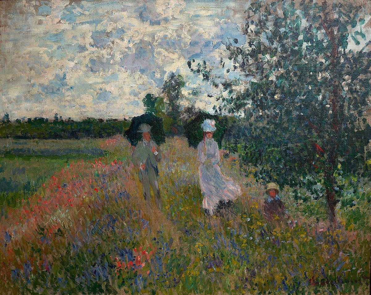 File:'En promenade près d'Argenteuil' by Claude Monet, 1875.jpg - Wikipedia