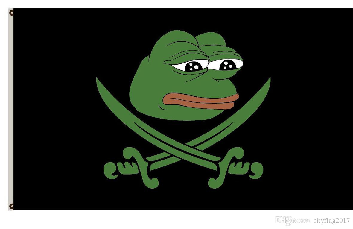 Pepe The Frog Large Flying Banner Indoor Outdoor Black Flag Home & Garden  Flag Party Banner Flags Custom City Flags From Cityflag2017, $1.93 |  DHgate.Com