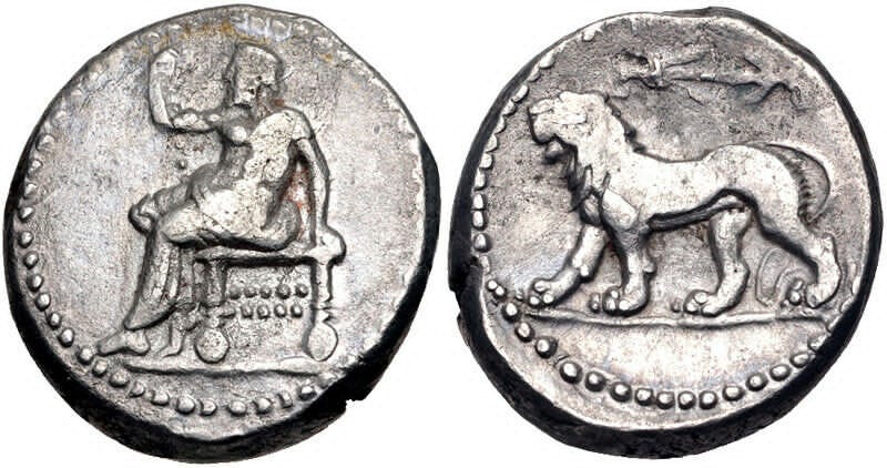 Seleucus I Nikator AR Stater(double shekel) 311-281 BCE 15.89 grams (Cited from: https://www.cointalk.com/threads/prices-in-seleucid-babylon)