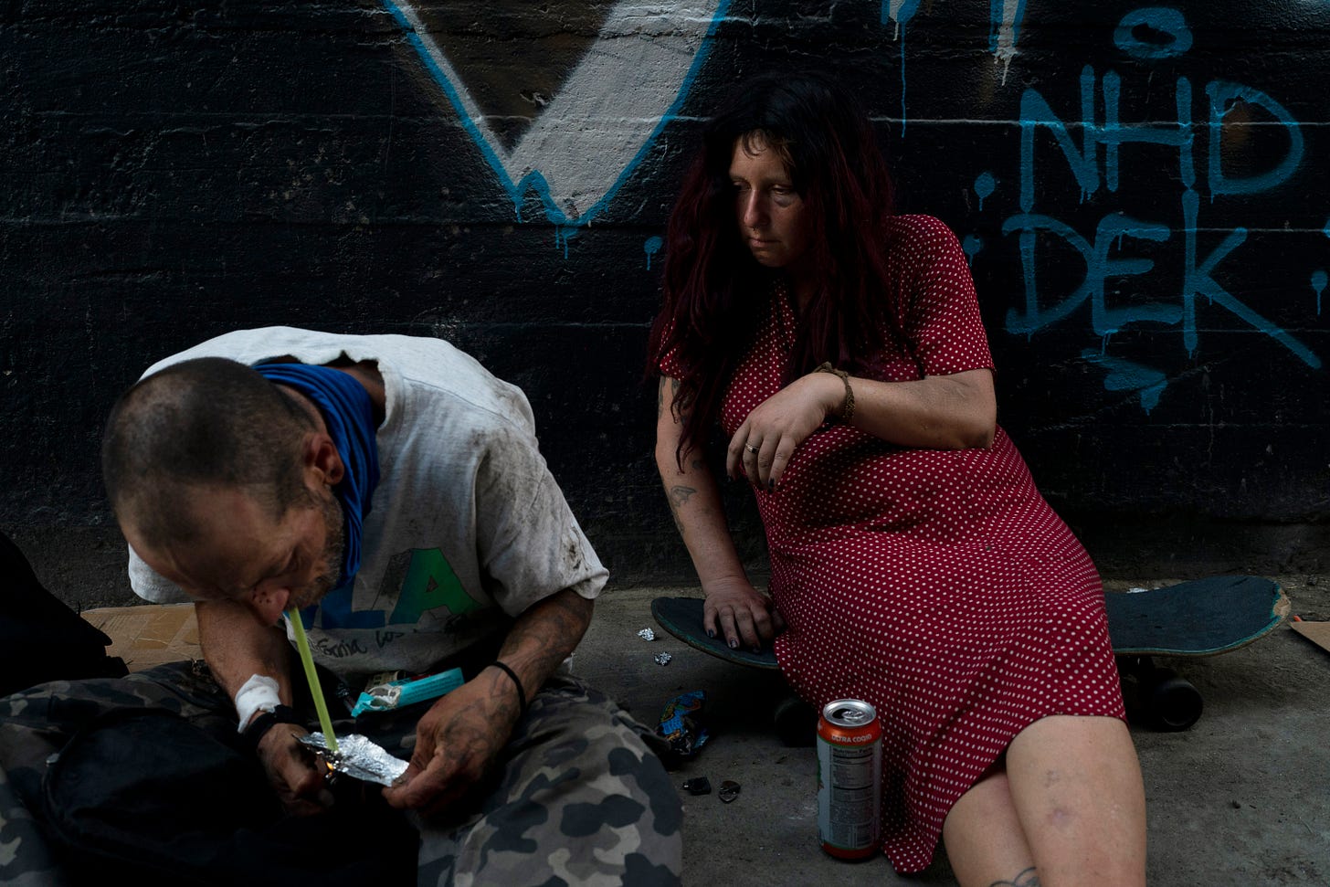 Photos: Fentanyl's scourge plainly visible on streets of Los Angeles  (warning: graphic images)
