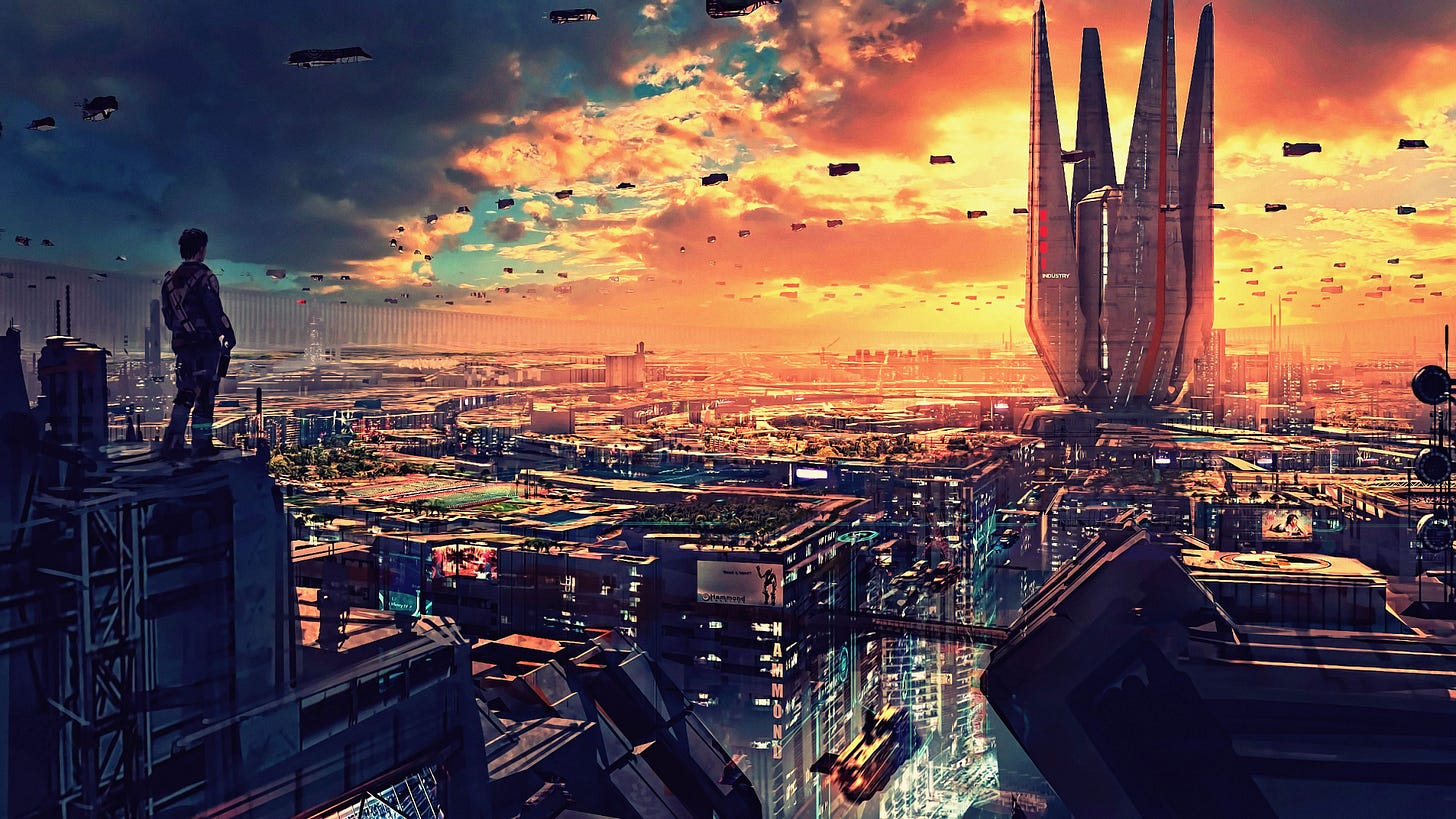 Science Fiction Cityscape Futuristic City Digital Art 4k hd-wallpapers, digital  art wallpapers, cityscape wallpa… | Futuristic city, Cityscape wallpaper,  Scifi city