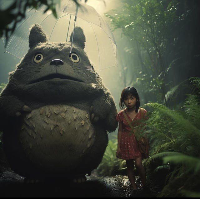 r/midjourney - My Neighbor Totoro