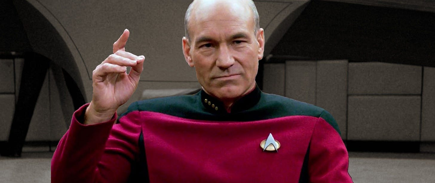 Our 10 Favorite Captain Picard Quotes | Captain picard, Picard, Film ...
