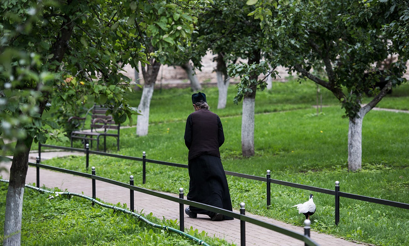 A monk of the Pskov-Caves Monastery