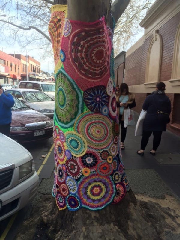 A Crochet Mandala Tree for Wink