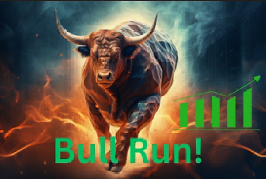 There is a big bull on the picture and it is written Bull Run under it