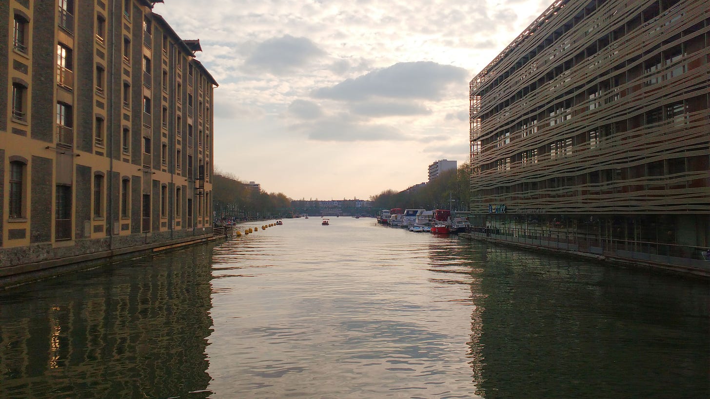 Canal de l’Ourcq, Paris, France