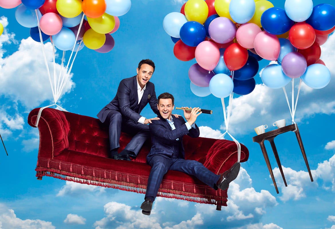 ITV plcAnt and Dec, long-standing popular presenters on ITV