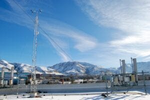 Atmospheric monitoring equipment at the University of Utah.