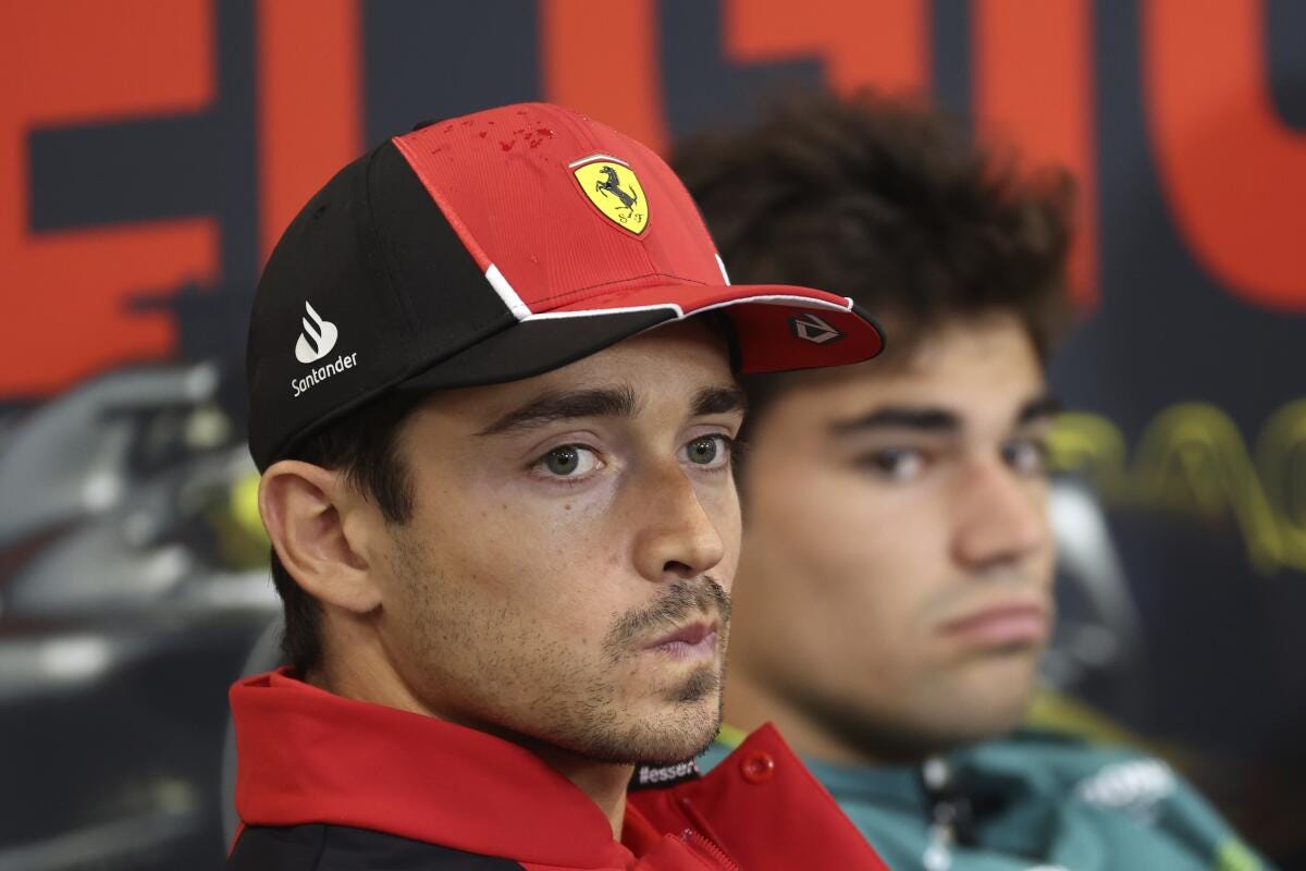 Leclerc asks for patience from F1 drivers as rain threatens to hit Belgian  GP at Spa - The San Diego Union-Tribune