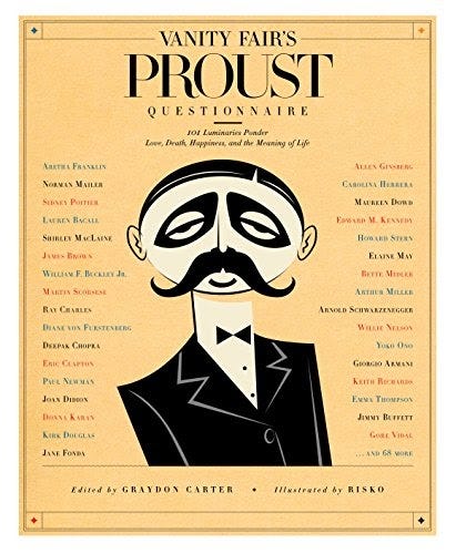 Download Now: Vanity Fair's Proust Questionnaire: 101 Luminaries Ponder ...