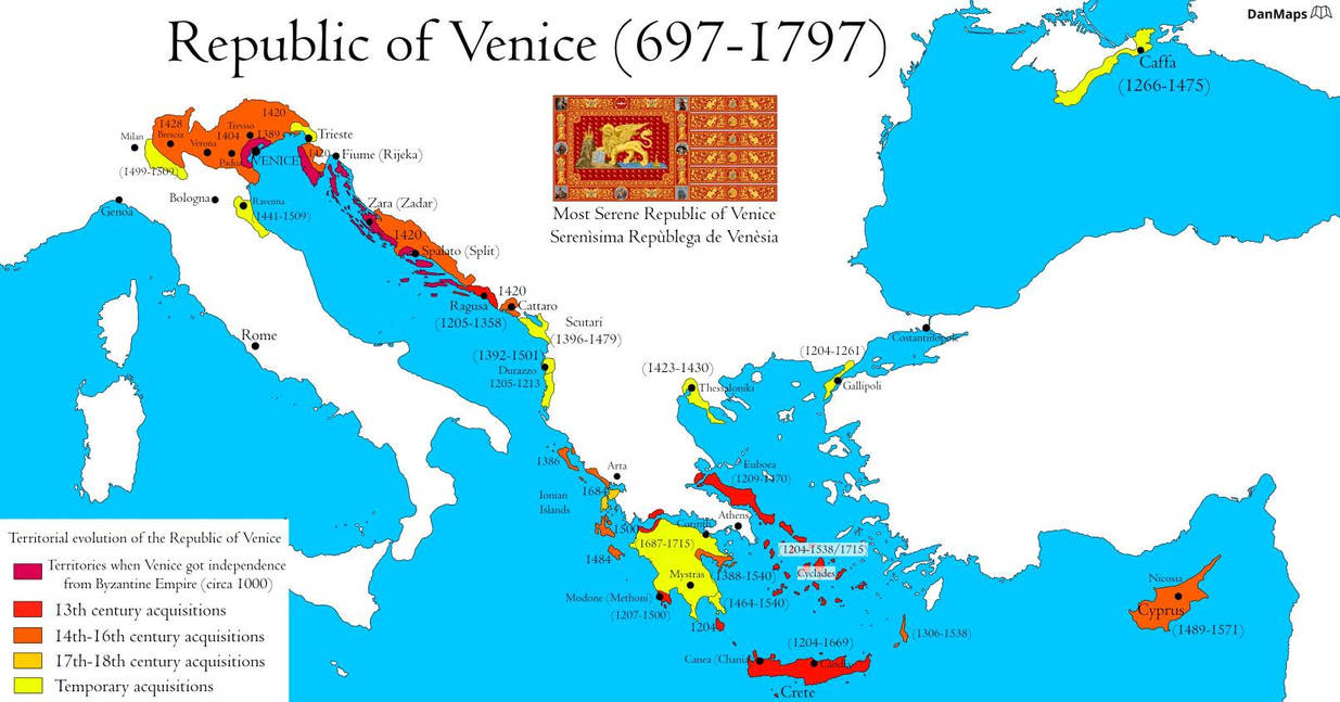 Republic of Venice by DanMaps on DeviantArt