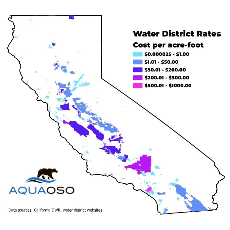 California Water Prices Map Images Official