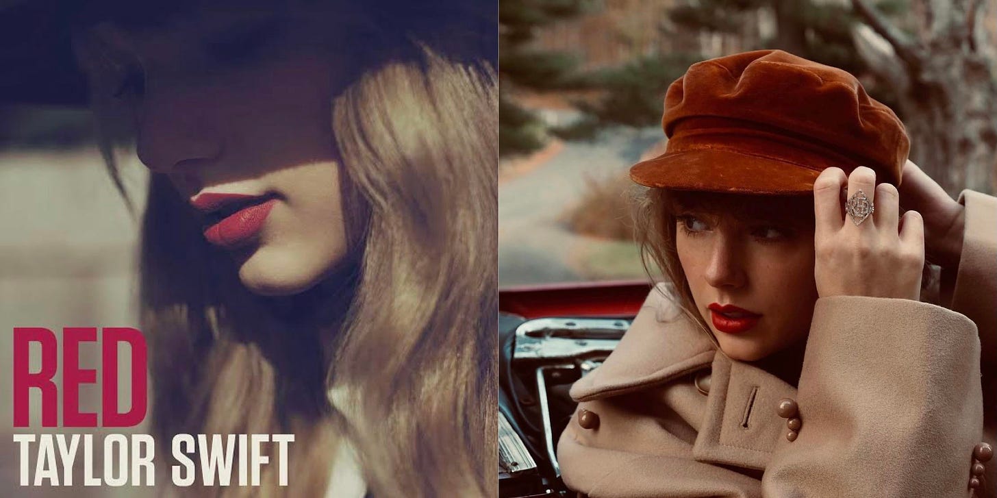 Red (2012) vs Red (Taylor's Version) (2021) : r/TaylorSwift