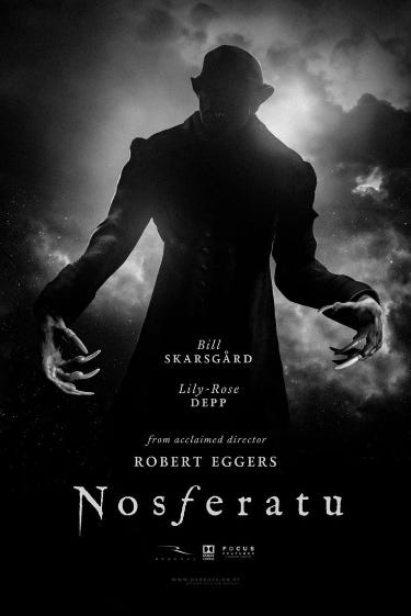 Nosferatu (2024 Release date) in 2024 | Nosferatu, Movie posters, Romance  movies