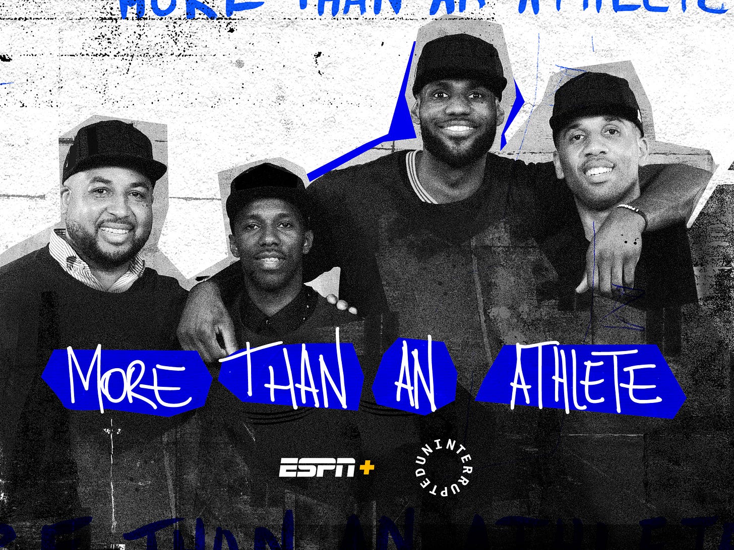 More Than An Athlete” – New Original Series from UNINTERRUPTED and ESPN+ -  ESPN Press Room U.S.